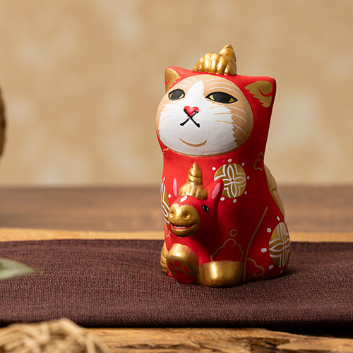 仏像】みんなのカオデカクン「天馬猫」（紅） | 開運・縁起物 | | 仏像